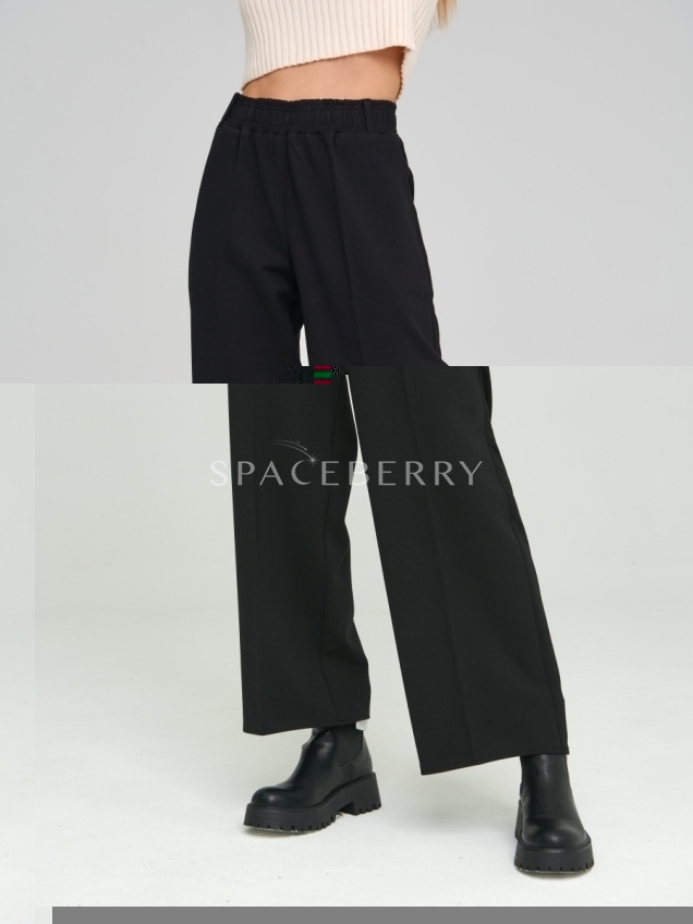 Женские широкие брюки, штаны классика